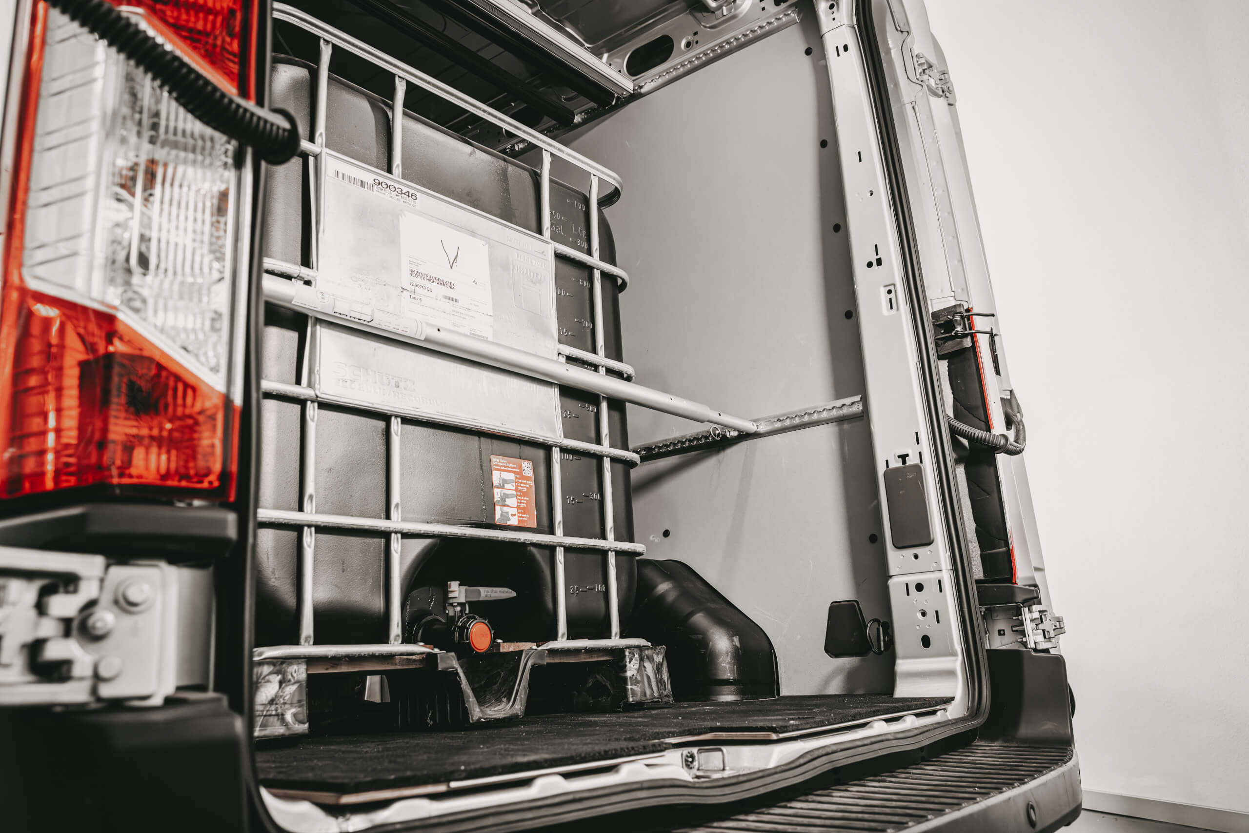 Ladungssicherung im Transporter